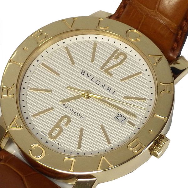 Bulgari BVLGARI Bulgari BB42WGLDAUTO Solid gold selfwinding men's