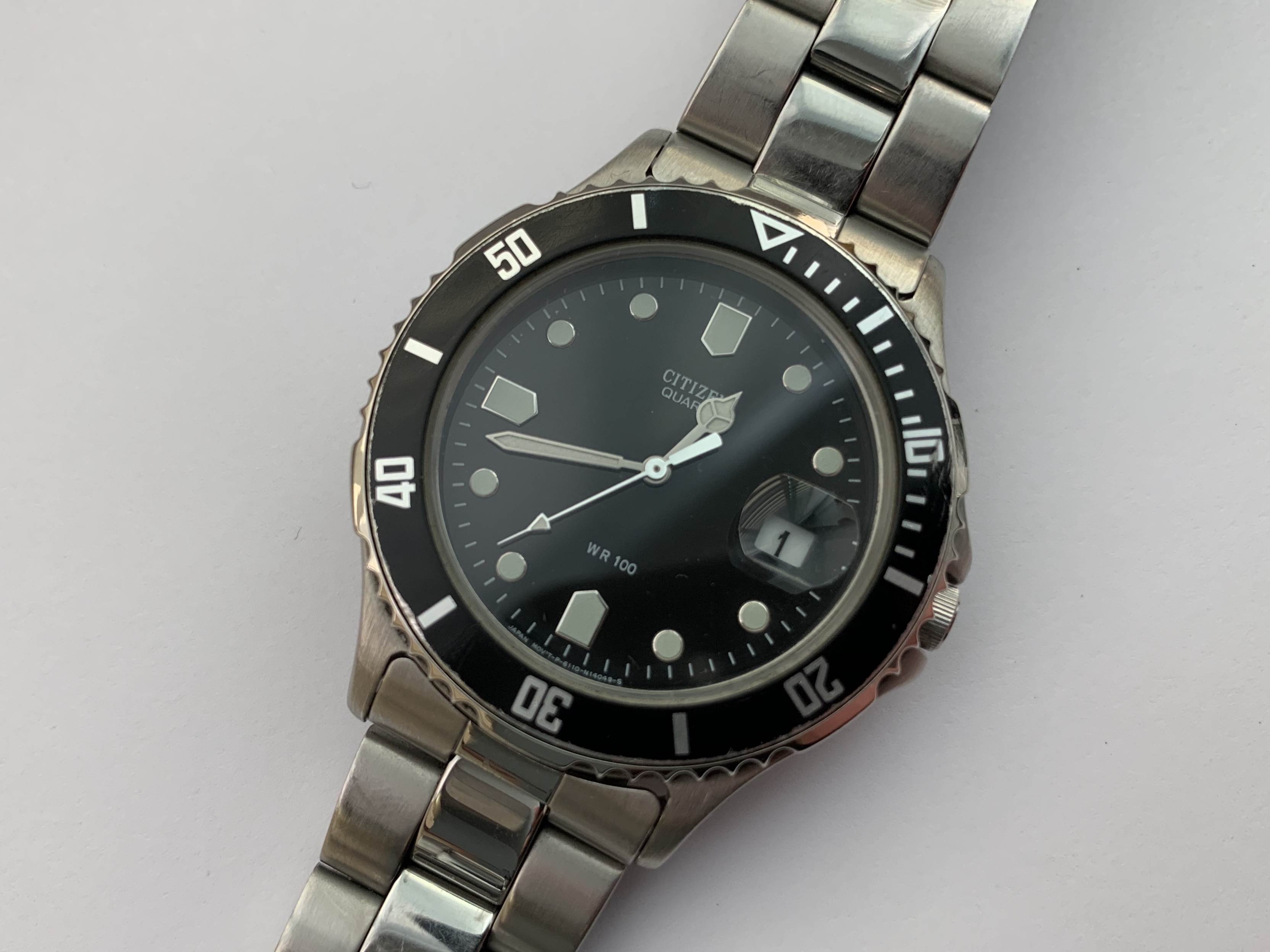 FS Vintage Citizen Quartz Diver 6110 Submariner WatchCharts Marketplace