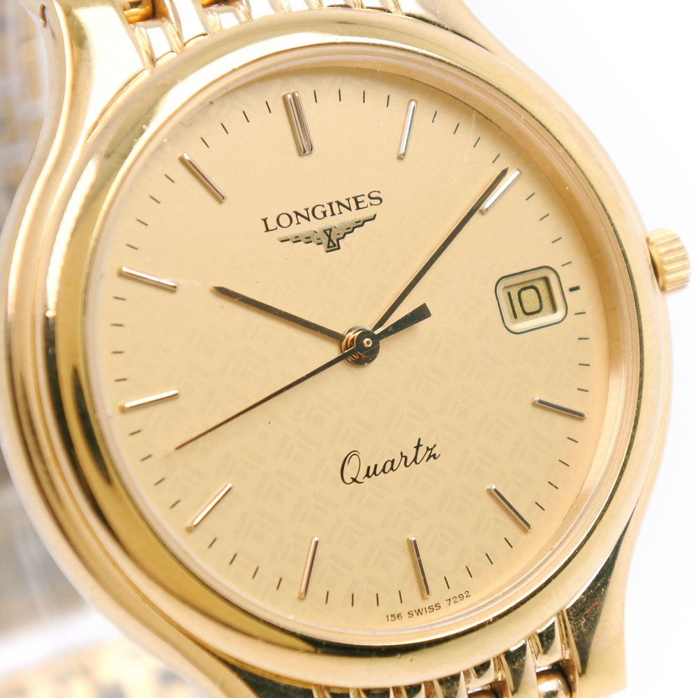 LONGINES Longines flagship 7292 Stainless Steel Quartz Men s Gold