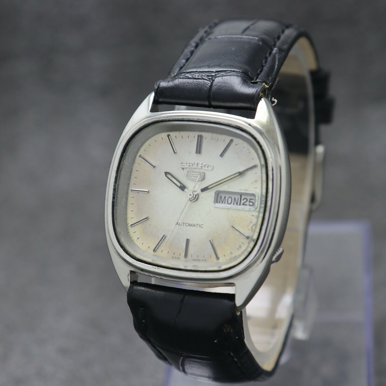 Vintage Seiko 5 Automatic Movement No. 6309-5800 Japan Made Men