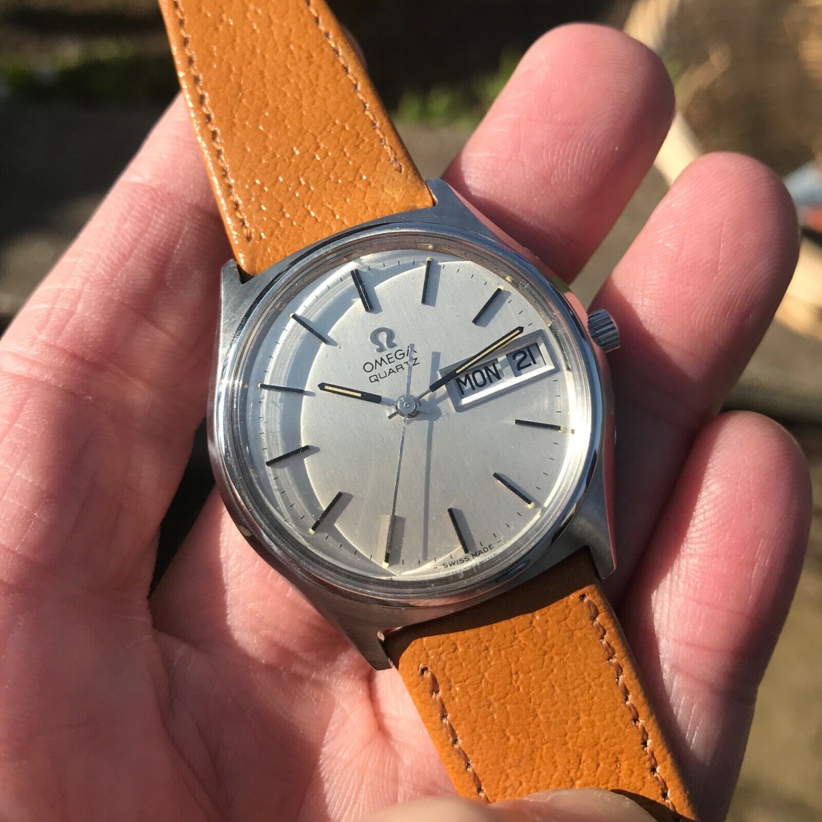 Stunning vintage 1970's Jumbo Omega Megaquartz 196.0065 cal 1310