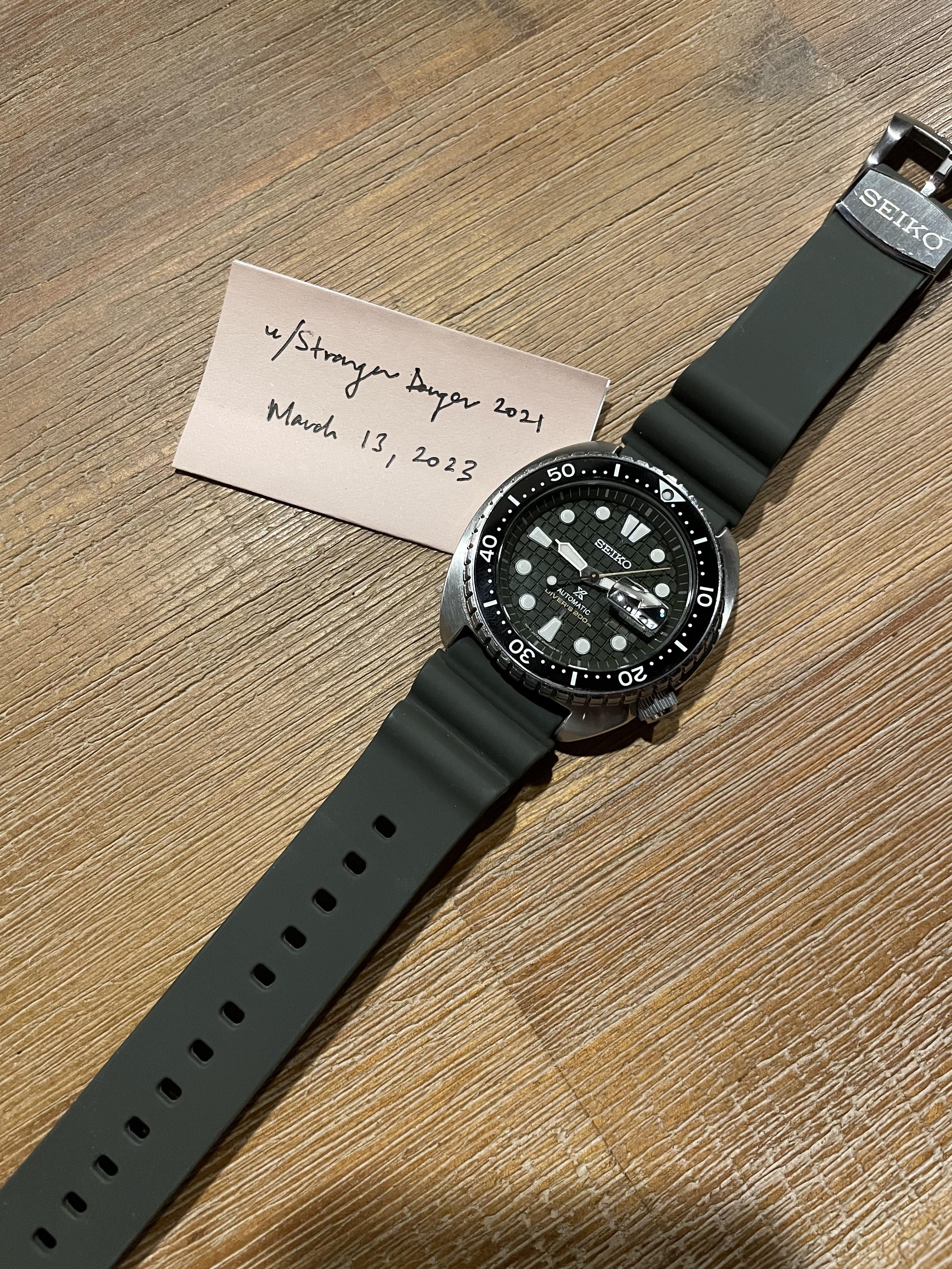 WTT Seiko SRPE05 King Turtle Giveaway WatchCharts