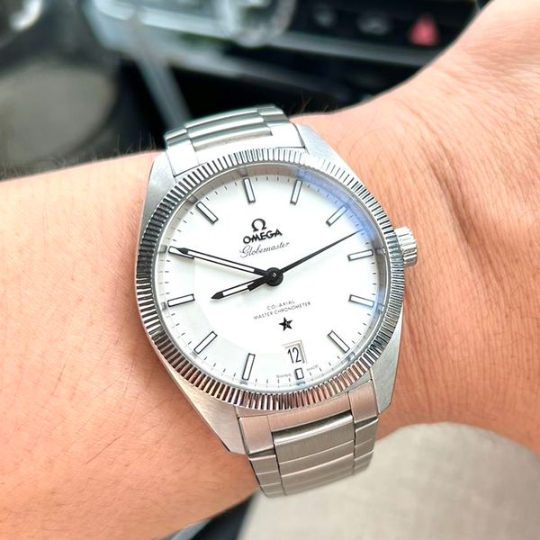 Omega Constellation Globemaster White Silver 39mm WatchCharts Marketplace