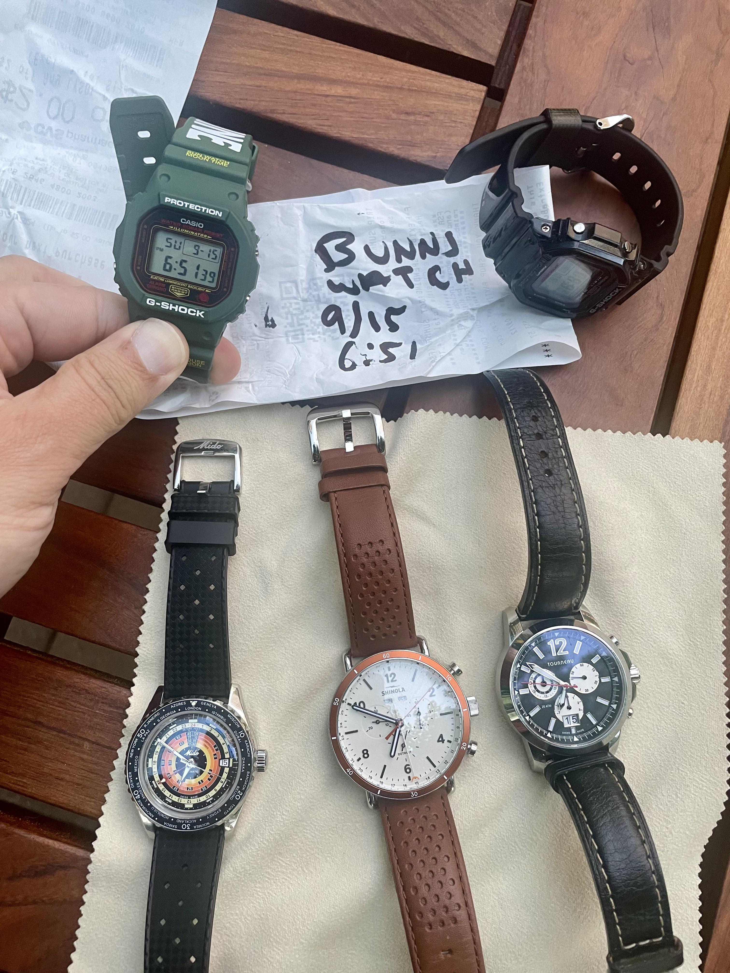 WTS WTT Mido G Shock Hodinkee Shinola and Torneau WatchCharts