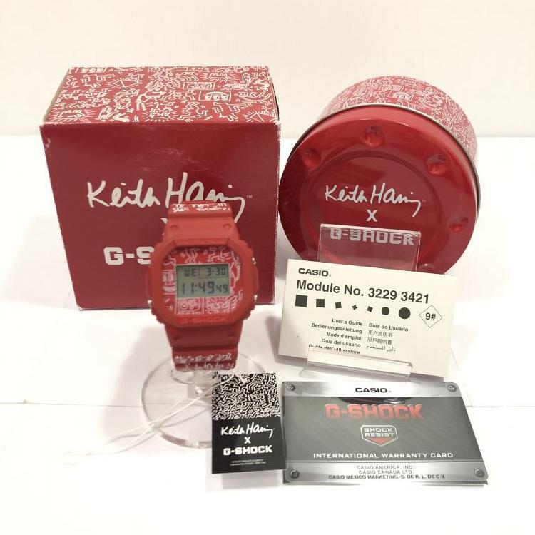 Used] G-SHOCK x Keith Haring DW-5600VT Red [24] | WatchCharts