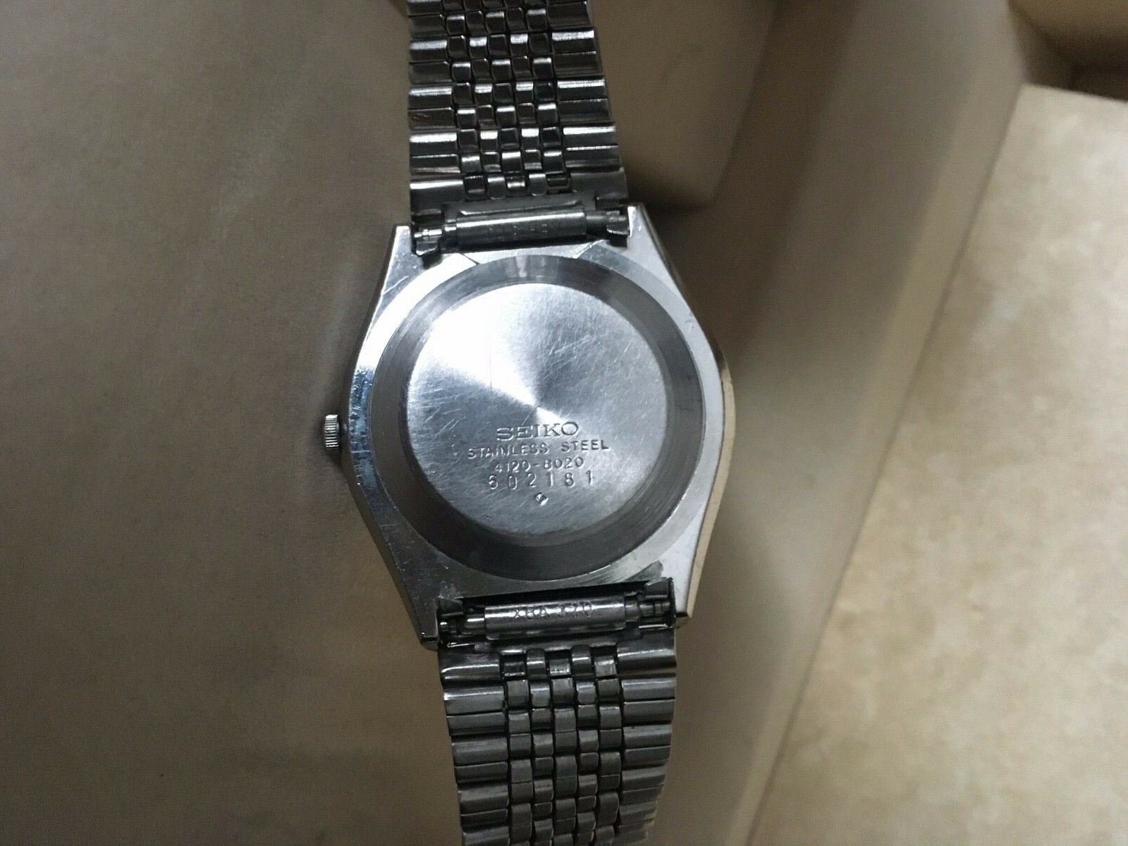 SEIKO セイコー ヴィンテージ 4120-8020 青文字盤 【公式通販】
