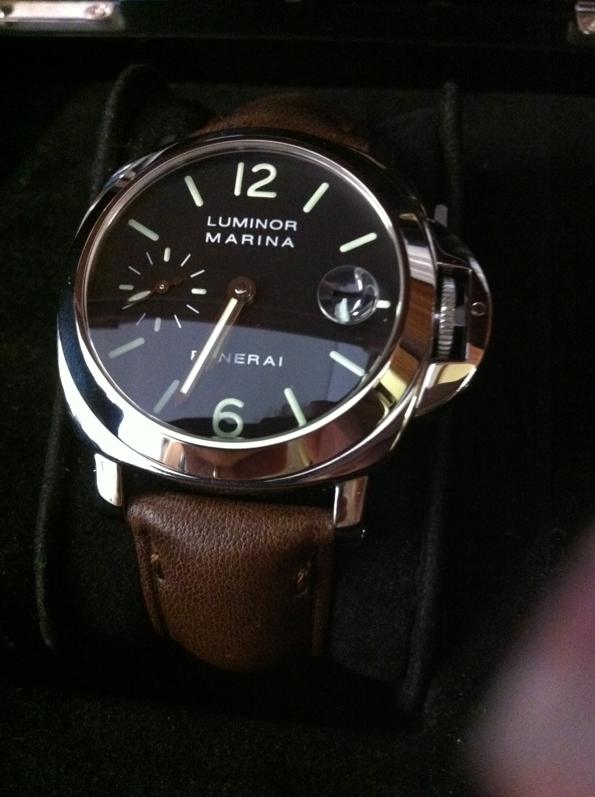 FS Panerai Luminor Marina Pam 050 Firenze 1860 SS Automatic Watch 40mm Box Paper WatchCharts Marketplace