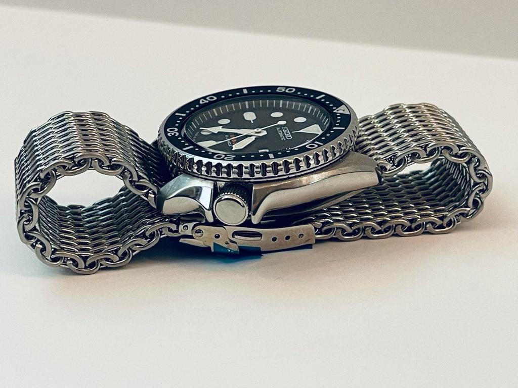 Seiko skx shark outlet mesh