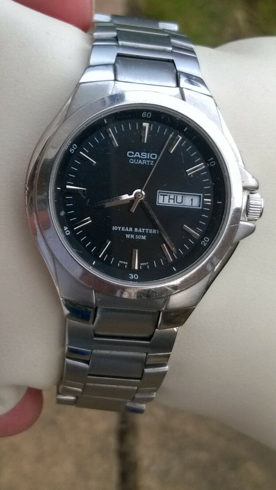 Casio Mens Quartz Watch MTP 1228 Day doesn t change date does WatchCharts Marketplace