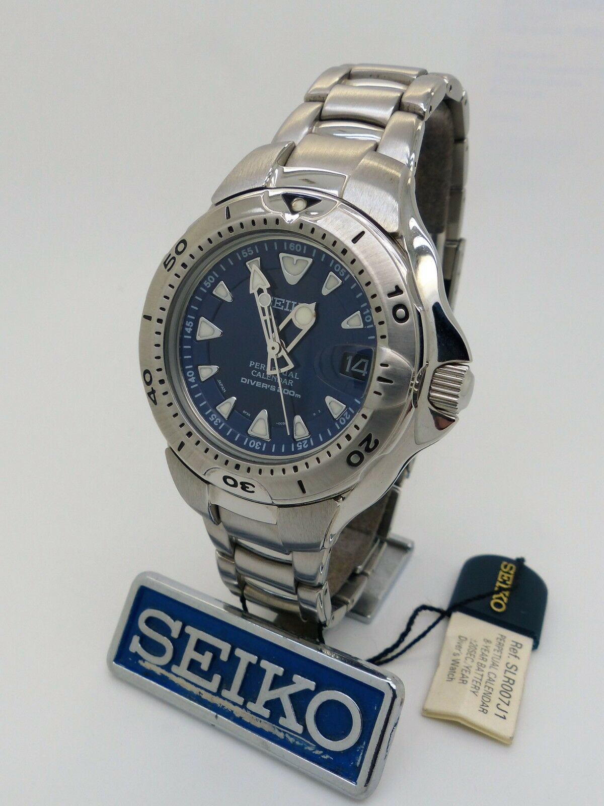 Seiko (Pipin) Perpetual calendar 200m Air diver's 8F35-0030
