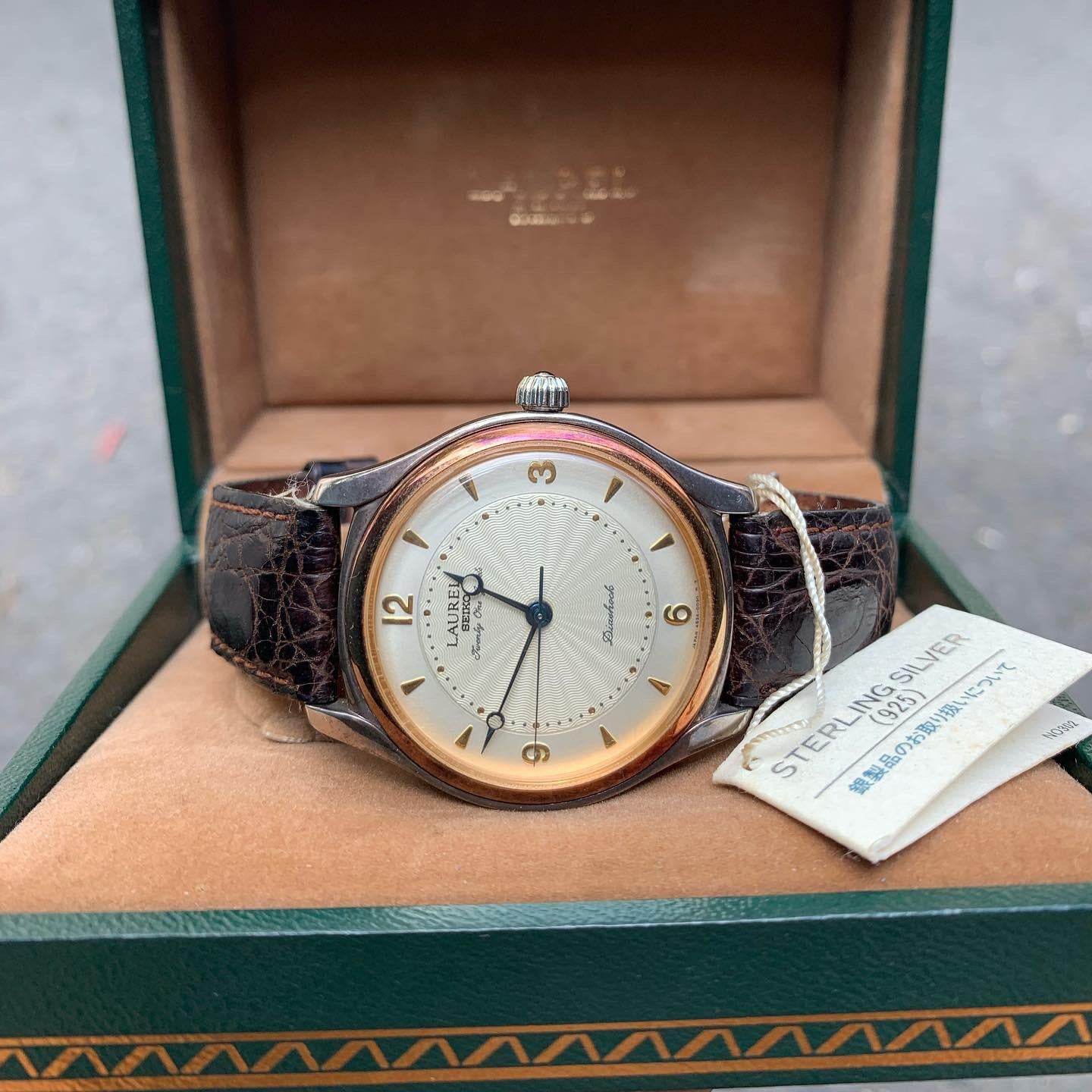 WTS] Seiko Laurel - ref 4s24 0030 - Case SV925, 18Kt gold Benzel