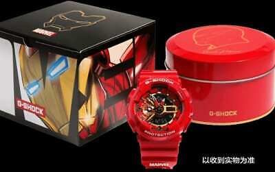 New Casio Gshock Marvel Avengers Collection Iron man GA 110IRONMAN 4PR China onl WatchCharts Marketplace