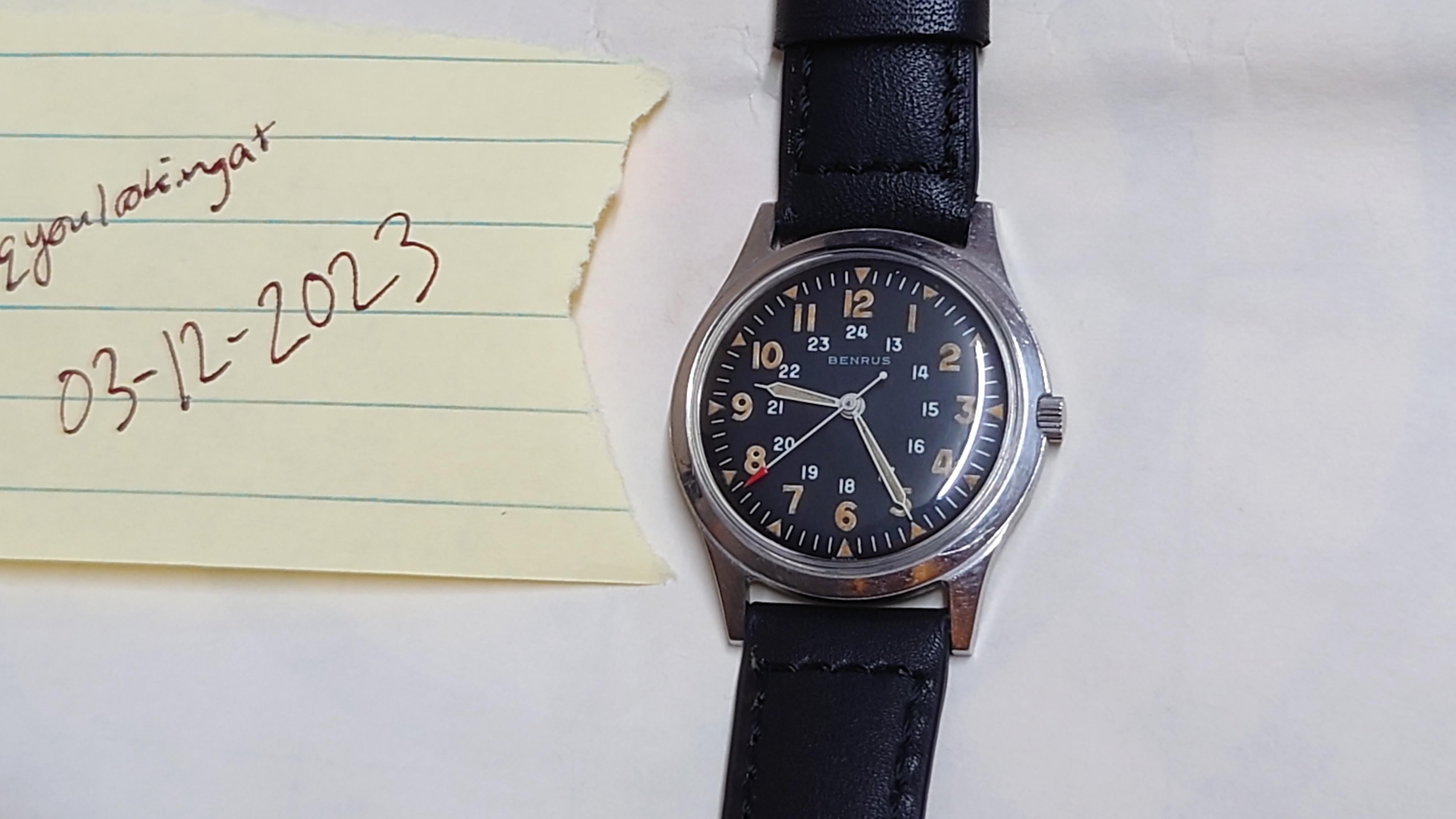 WTS Original Benrus Bullitt 3061 WatchCharts Marketplace