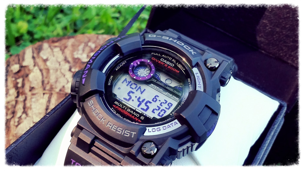 For SALE: Casio Frogman GWF-1000BP-1JF MEN IN DARK PURPLE Like NEW