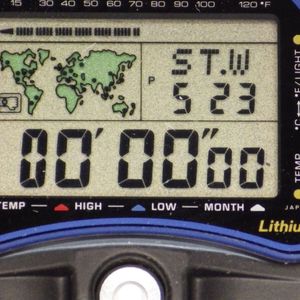 希少 CASIO カシオ TS-100 ワールドタイム THERMO METER Casio TS-100 World Time Thermometer Digital Vintage Rare