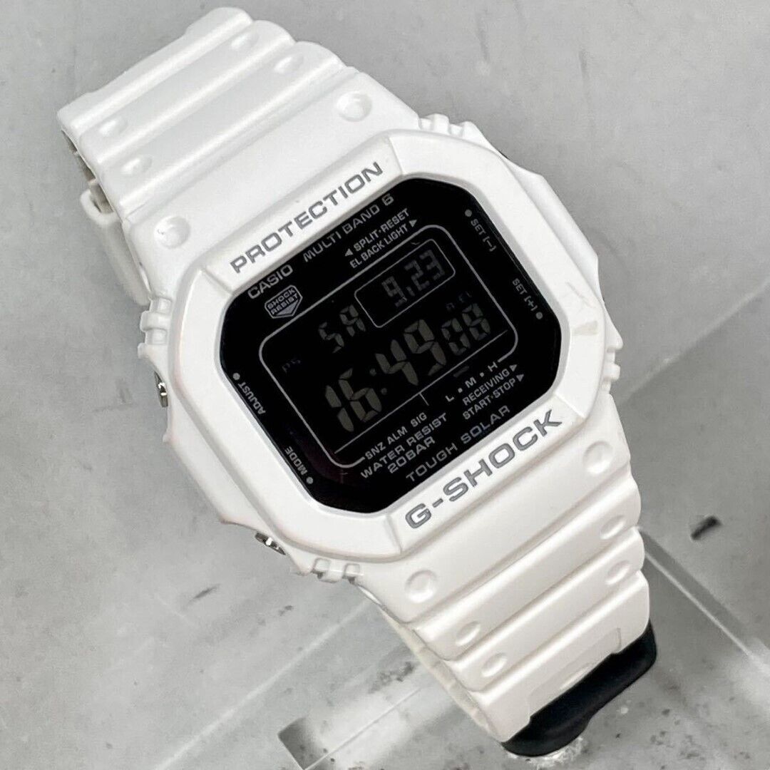 Casio G-Shock GW-M5610MD-7JF Radio Wave Solar Watches White Fast