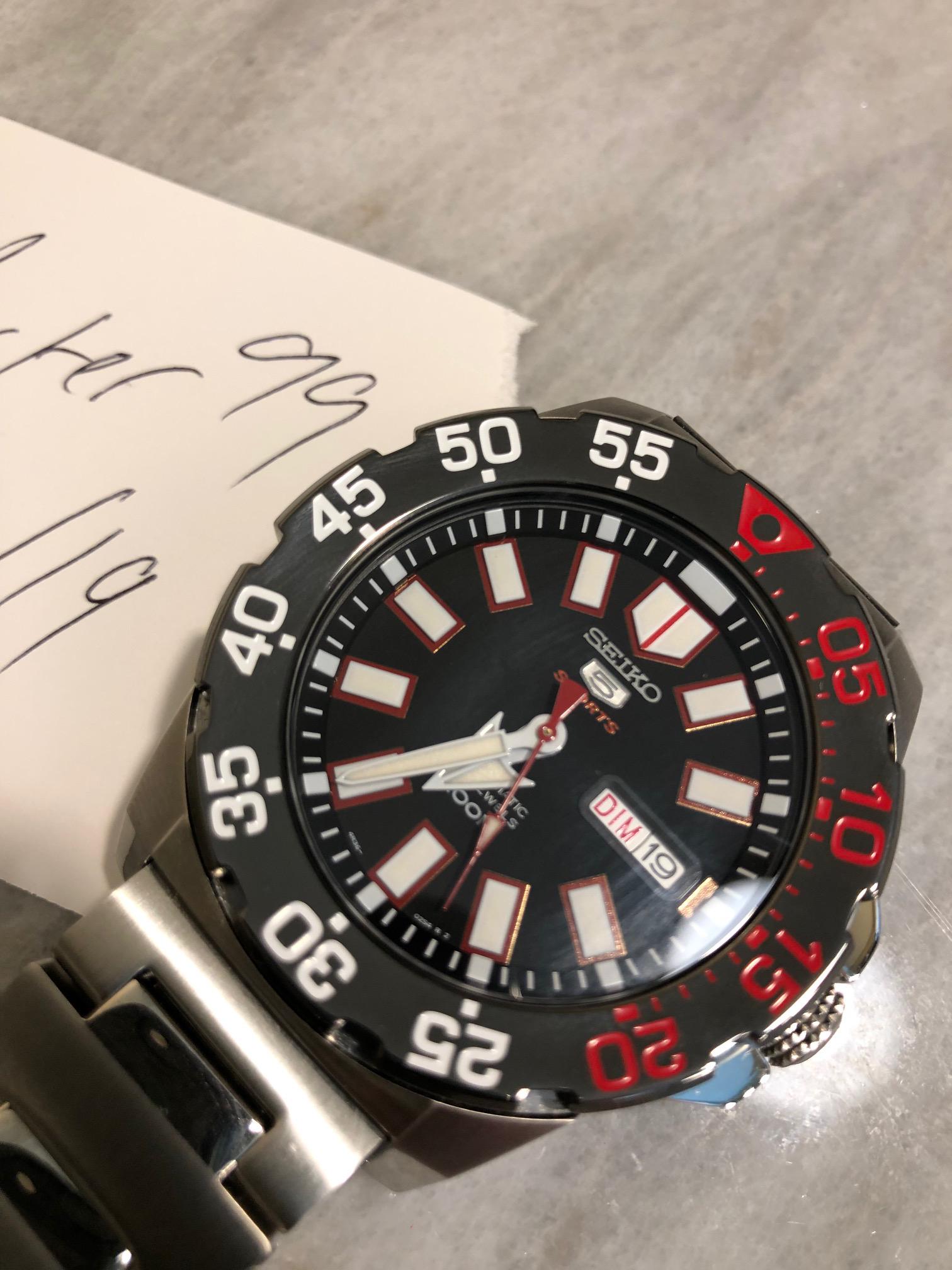 seiko 5 baby monster