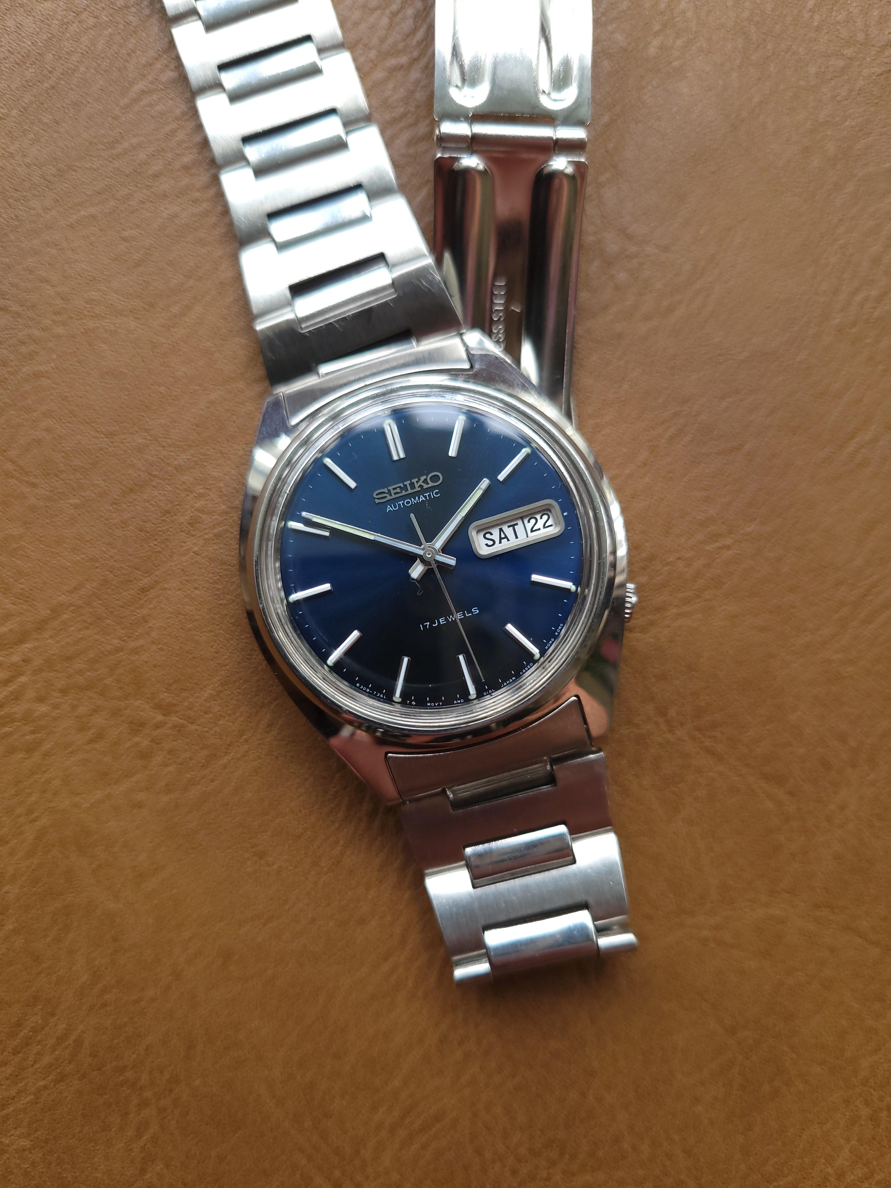 WTS Vintage Seiko 6309 7159 Blue Sunburst 150 shipped