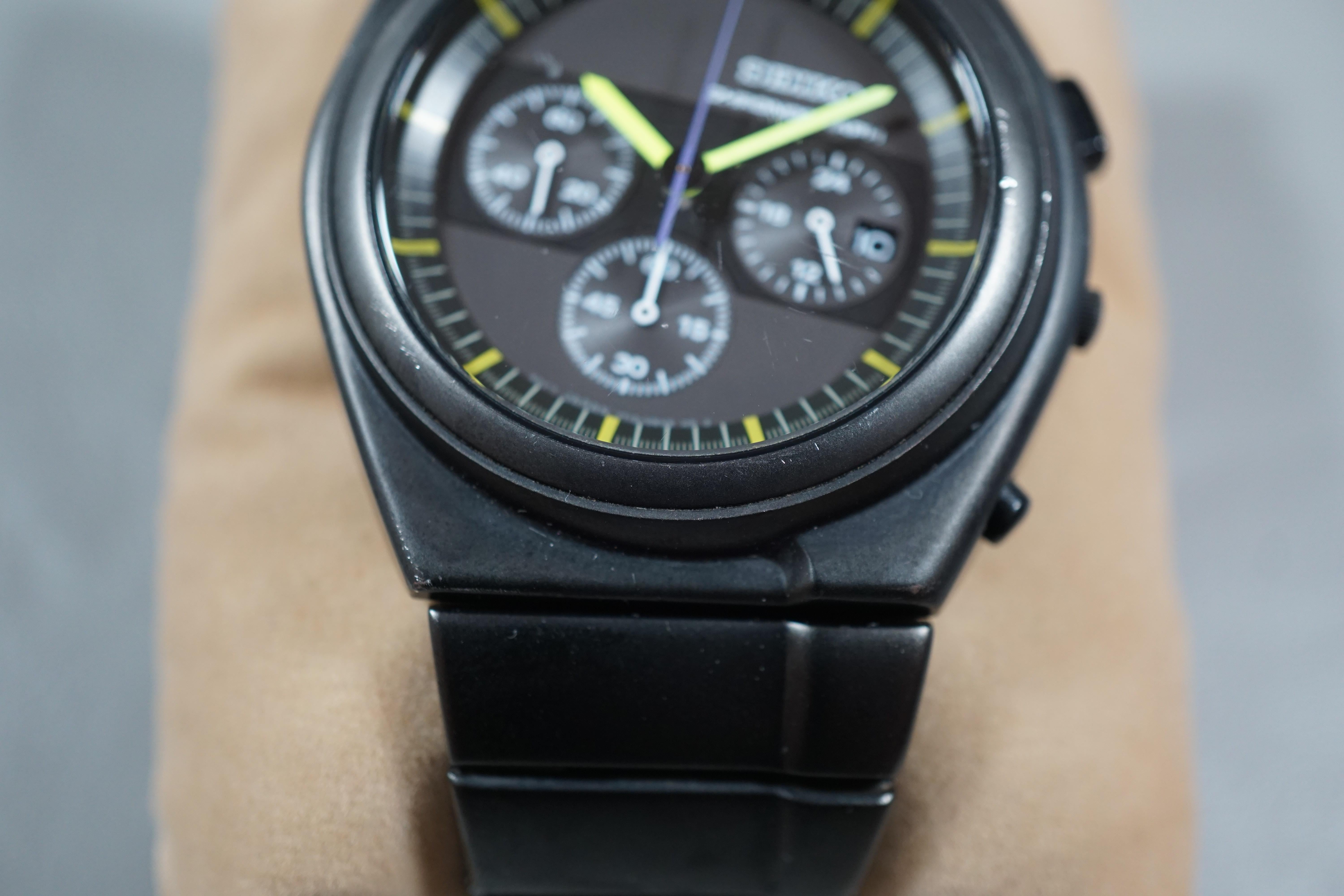 WTS Seiko Spirit Giugiaro Design SCED059 7T12 Riders Chronograph