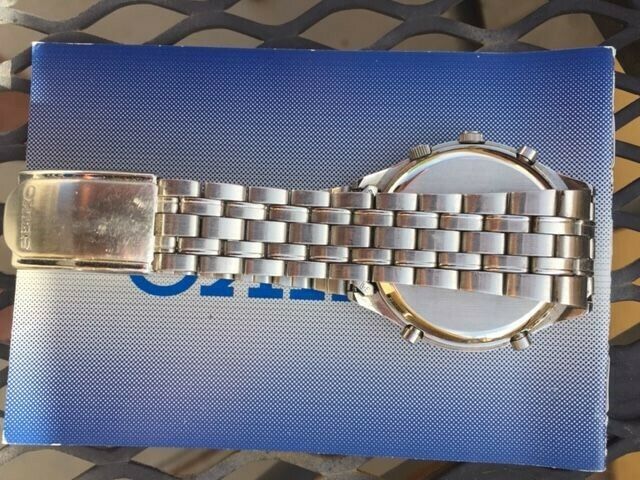 Rare Seiko 7T32-7C69 Speedmaster Alarm Chronograph Mens Watch MINT WITH  MANUAL | WatchCharts