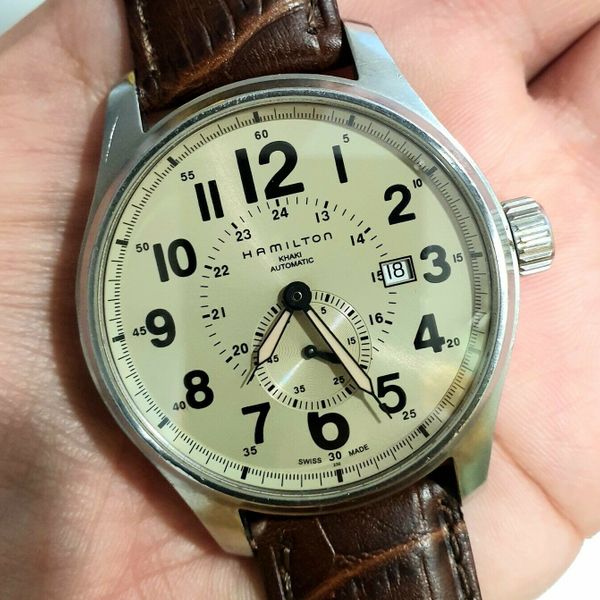 HAMILTON KHAKI OFFICER REF H706550 MEN'S WATCH. SUPER