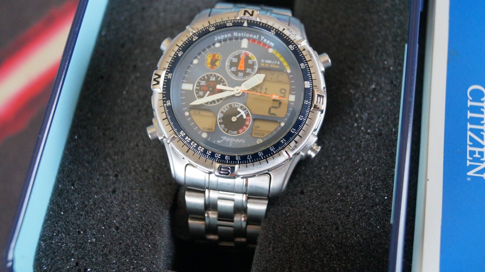 Citizen Quartz watch C320 Promaster World Time JFA Blue Dial