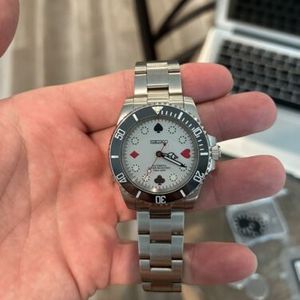 Seiko Mod Custom 40mm Poker Chip Dial Seiko Mod W/ Clear