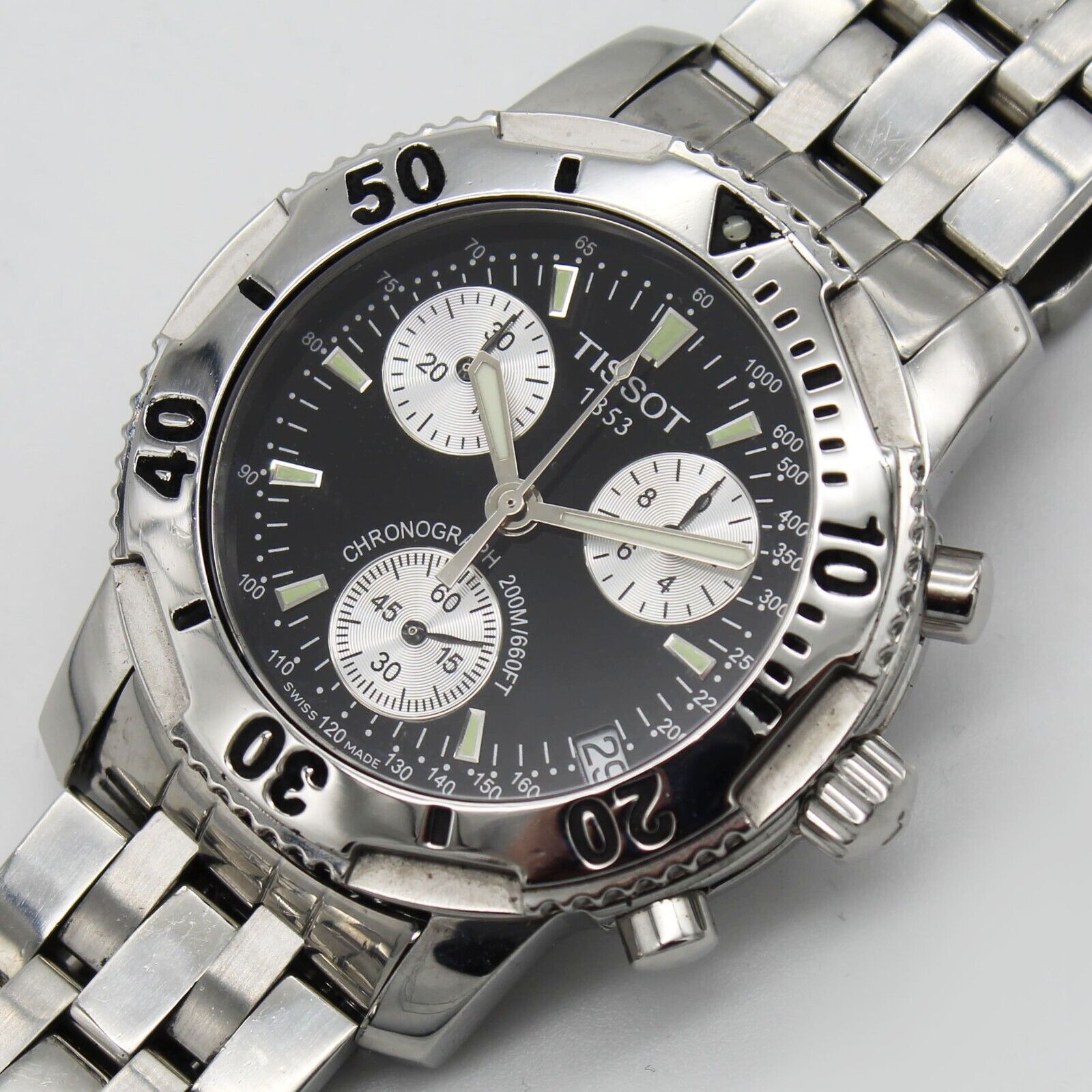 Tissot PRS 200 Quartz Chronograph Silver Eyes T17.1.486.53 Price, Specs ...