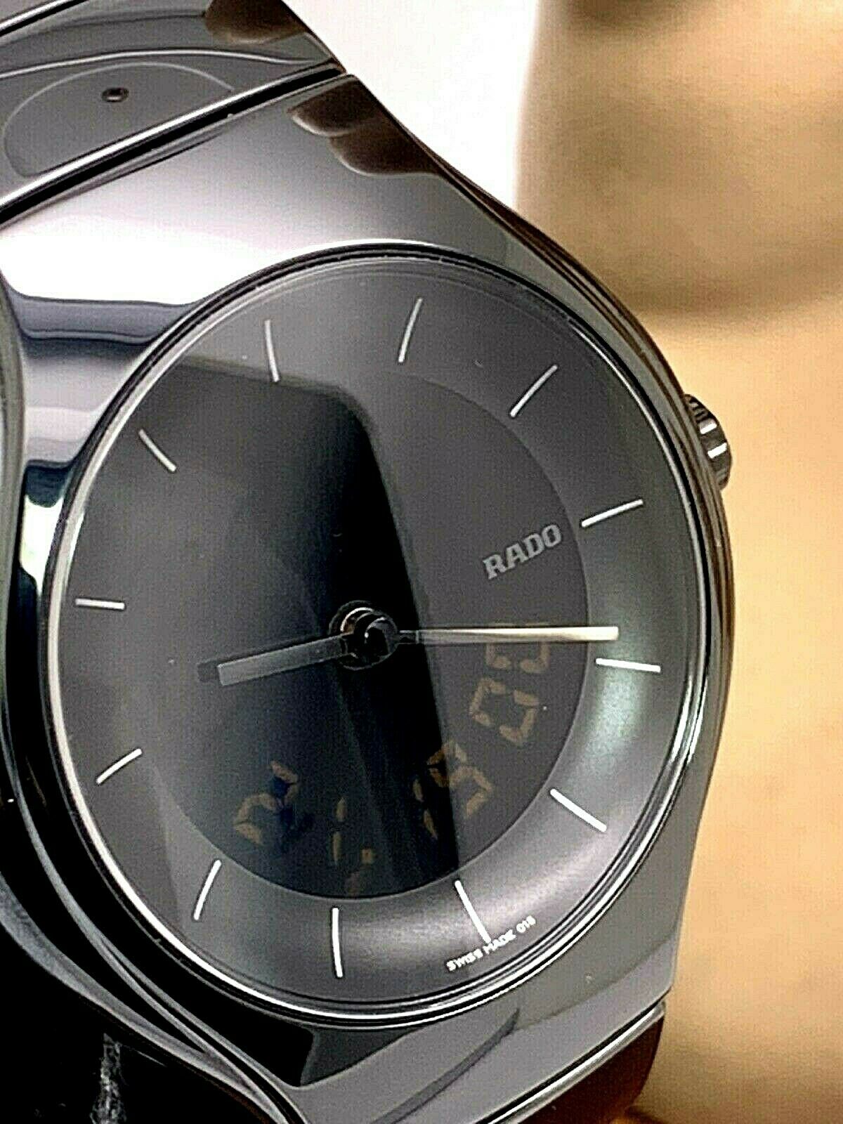 Rado Diastar Men s Watch Black 40mm Multifunction Swiss Digital