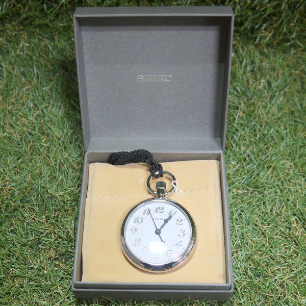 [Used] SEIKO railway watch SVBR003 pocket watch quartz pocket watch