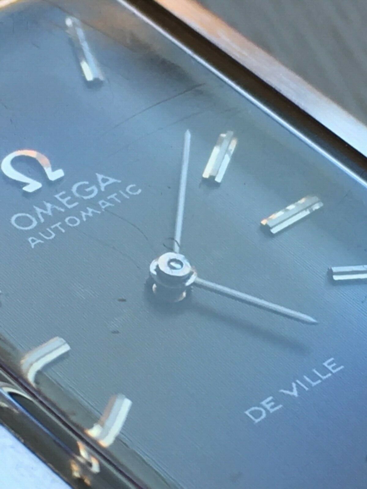 Vintage Omega Deville oversized jumbo rectangular ref. 155.007 cal. 864 |  WatchCharts