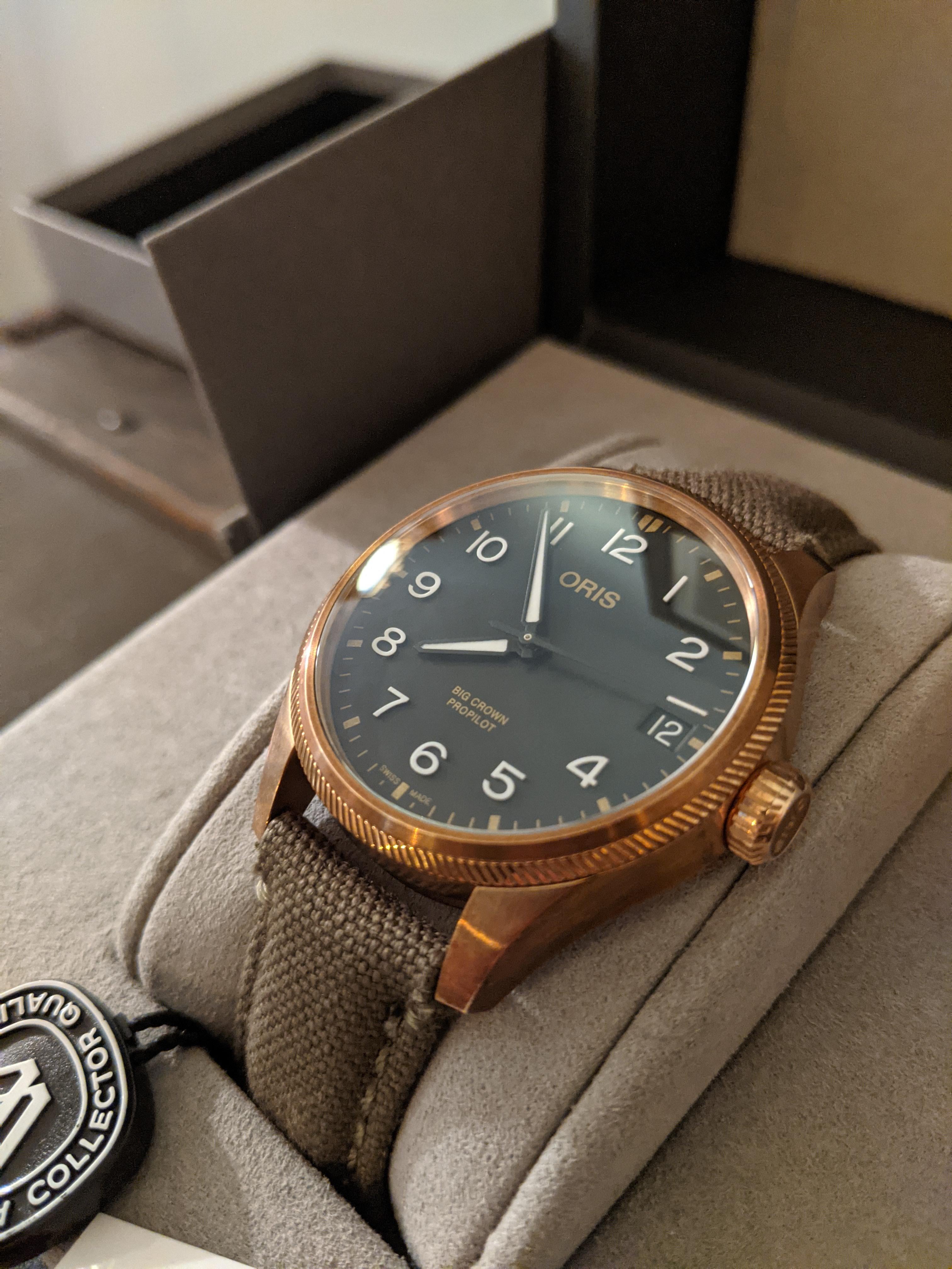 WTS Oris Big Crown ProPilot Bronze WatchCharts