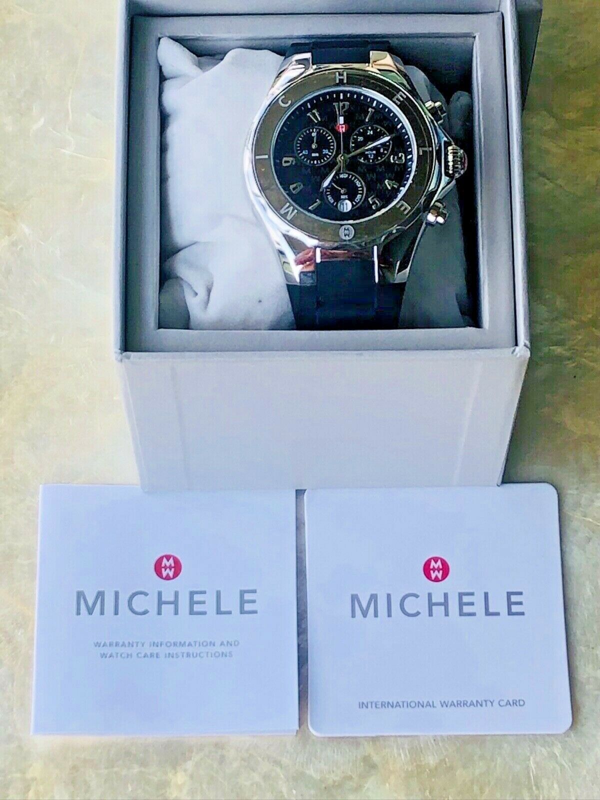 MICHELE SWISS JELLYBEAN TAHITIAN CHRONOGRAPH LADIES WATCH