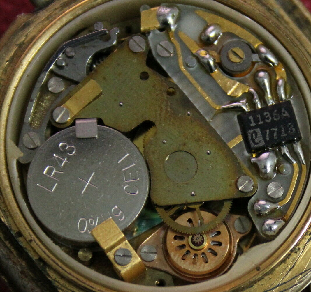 TISSOT LANCO 2030 9125 STEPPER MOTOR QUARTZ VINTAGE 70S WATCH GOLD