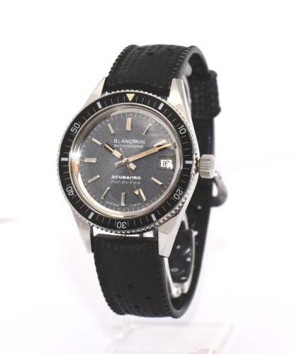 Blancpain Bathyscaphe Fifty Fathoms Scubapro Stahl Uhr Papiere Box