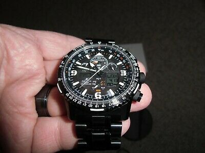 CITIZEN PROMASTER SKYHAWK MODEL JY 8075-51E ATOMIC SOLAR WATCH