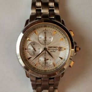 Used 7T62-0EP0 Alarm Chronograph 50M Date Men's Watch - Sapphire Crystal |