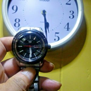 Mens 41mm SEIKO 5 SPORTS 24 jewels 4R36-01V0 Automatic SS 8 
