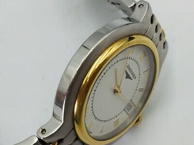 LONGINES Watch Flagship 156 7307 Quartz 18K Gold Plated St.Steel