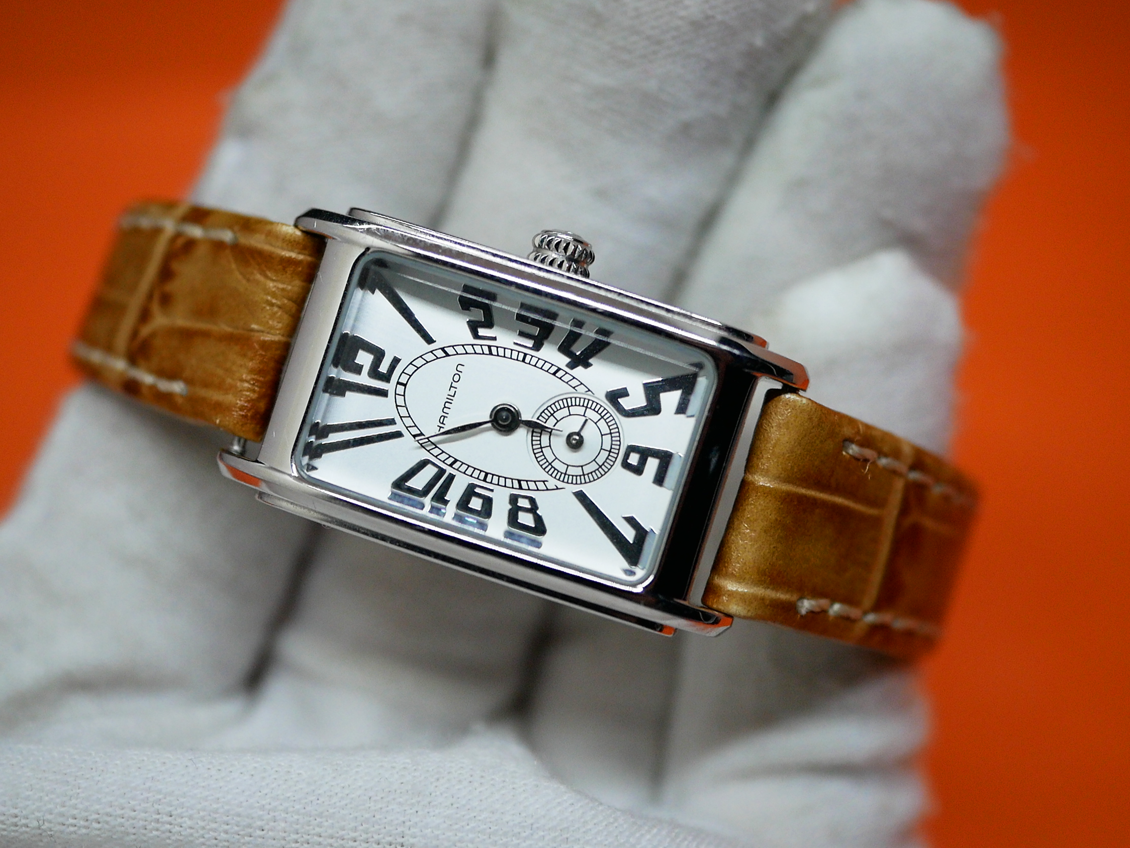 HAMILTON アードモア 稼働 6350 スモセコ タンクローマン WTS] Hamilton American Classic Ardmore Quartz LADIES for $199