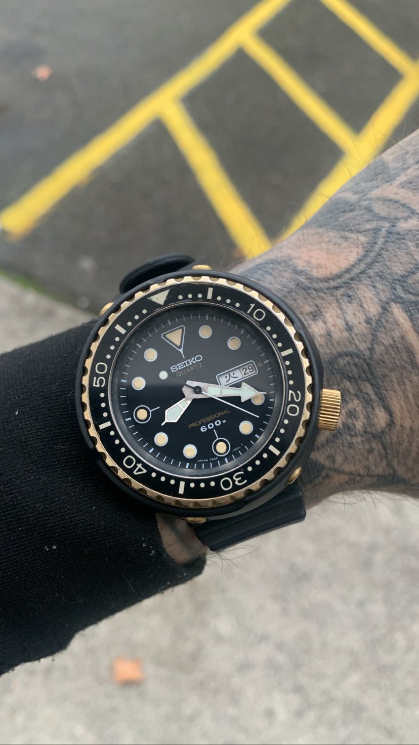 Seiko golden tuna outlet for sale