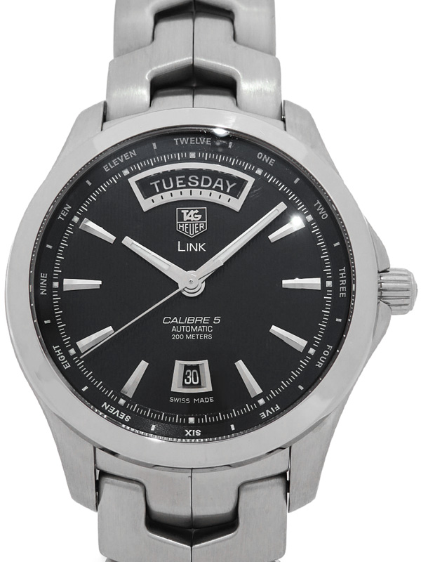 Tag heuer link 2024 calibre 5 day date