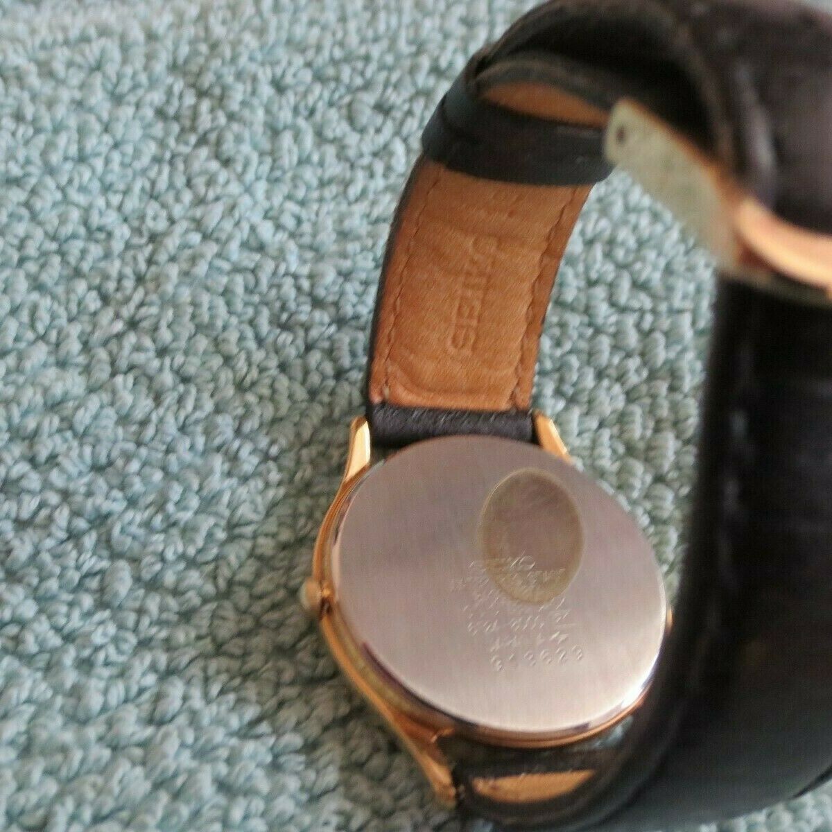 Vintage SEIKO Moon Phase #6F24-8000 Analog Quartz Men's