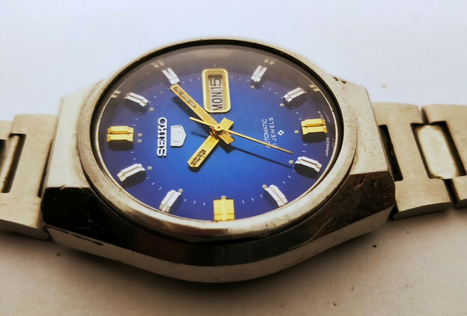 ○セイコー SEIKO シングルクロノ 6319-8050 5SPORT SPEED TIMER 自動