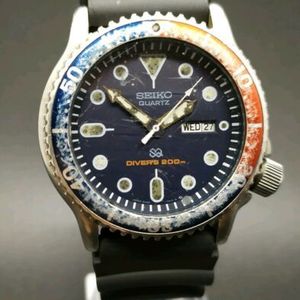 Vintage Seiko SQ 5H26-7A19 Pepsi Baezel Scuba Diver 200M Men's Quartz Watch  | WatchCharts