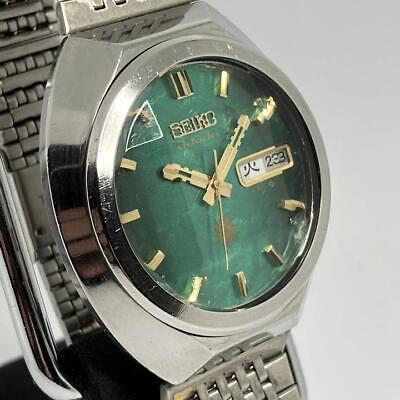 Vintage Seiko Advan 6106-7710 Automatic 25J Green Dial Day/Date