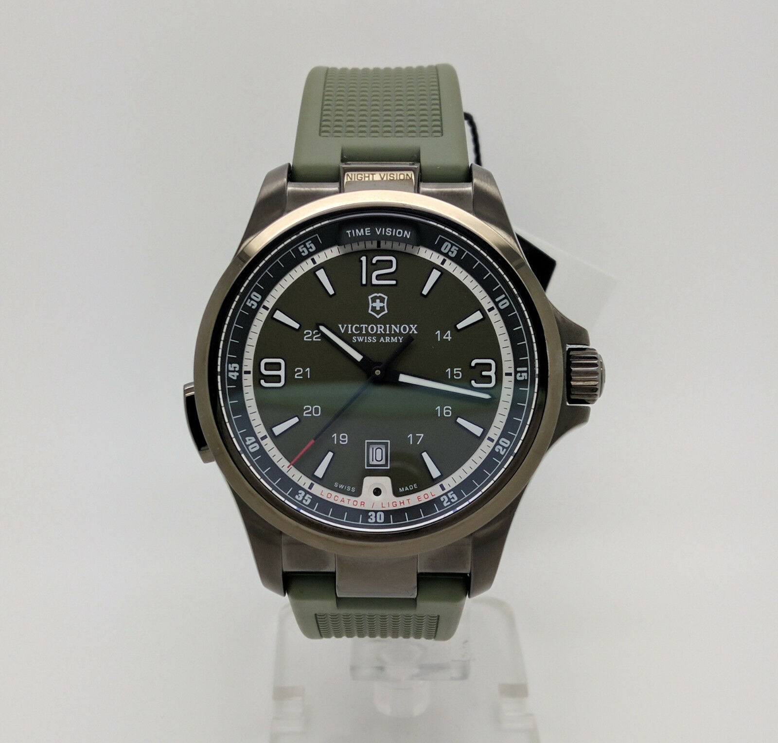 Victorinox night vision green sale