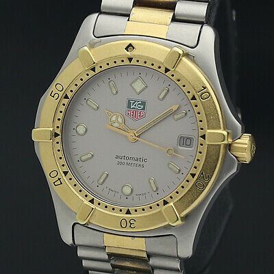 TAG HEUER Watch 2000 665.006F Automatic 18K Gold Plated Date Men s