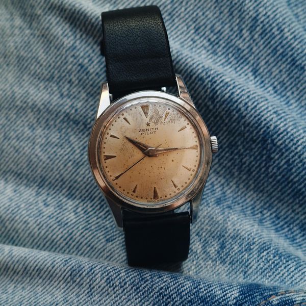 [WTS] 1959 Zenith Pilot Cal. 120 W/ Hacking Seconds | $500 ...