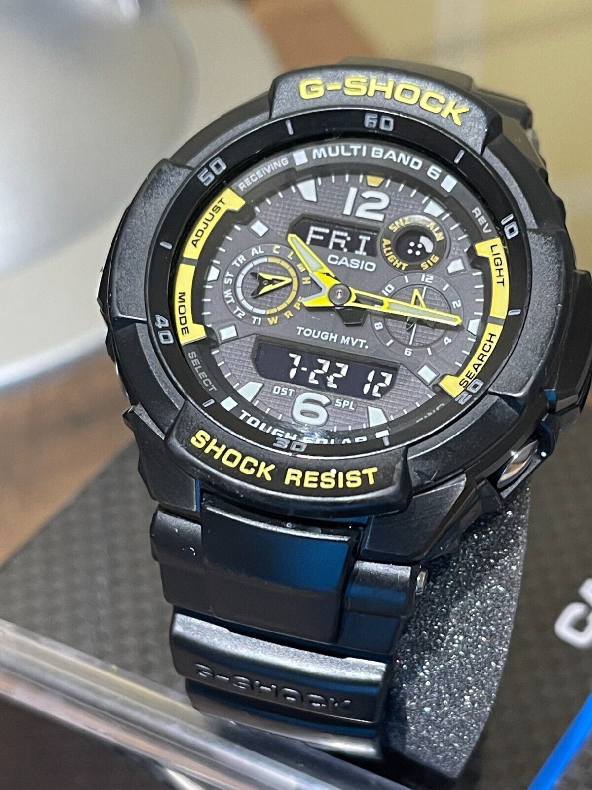 CASIO G SHOCK GW 3500B 5173 R C SOLAR CLASSIC ANALOG DIGITAL DISPLAY WATCH WatchCharts Marketplace